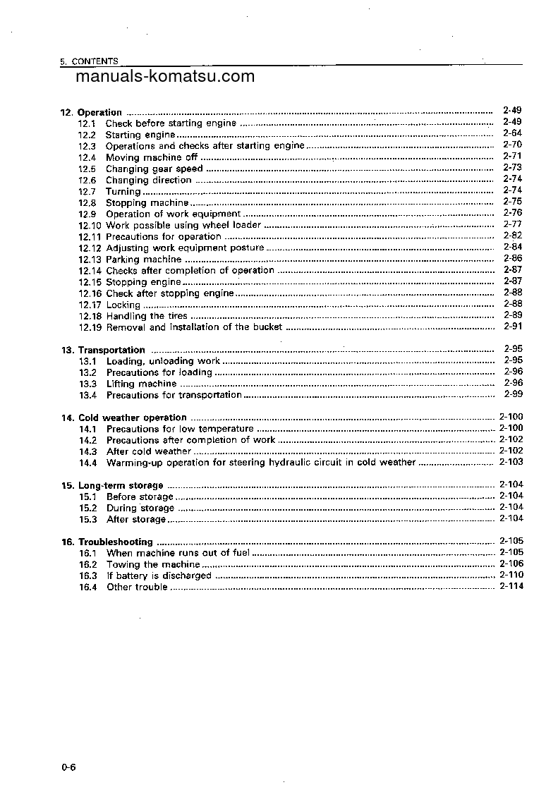 Protected: WA600-3(JPN) S/N 50128-52000 Operation manual (English)