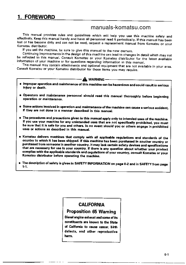 Protected: WA800-3(JPN) S/N 50001-UP Operation manual (English)