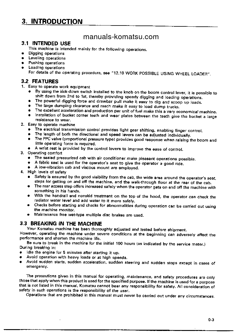 Protected: WA800-3(JPN) S/N 50001-UP Operation manual (English)