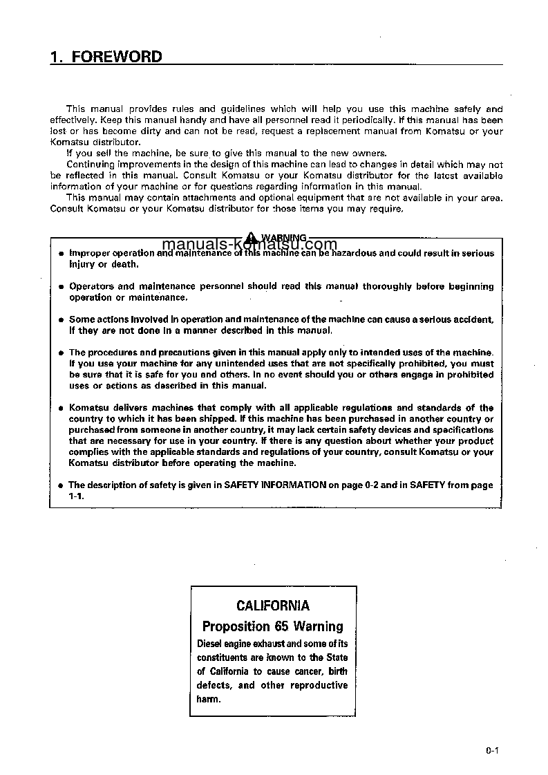 Protected: WA900-3(JPN) S/N 50001-50008 Operation manual (English)