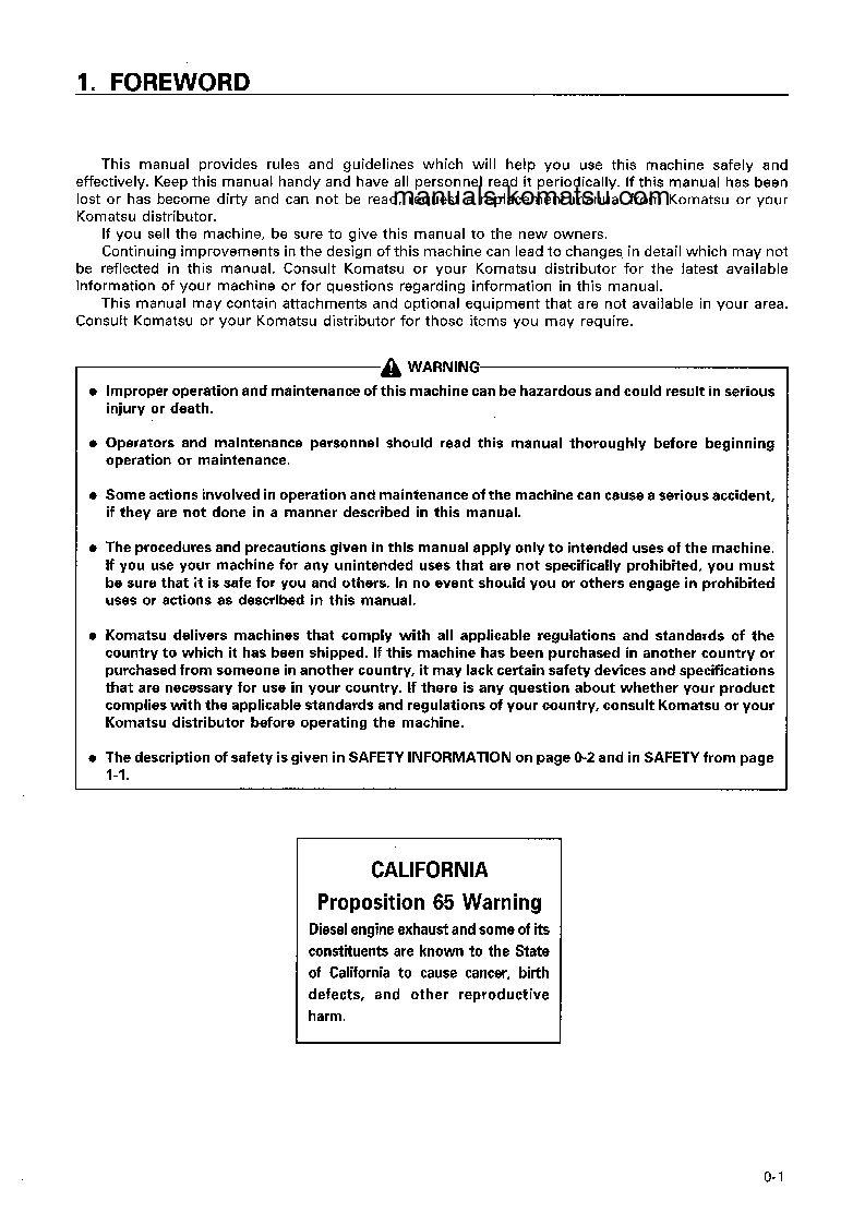 Protected: GD355A-1(JPN) S/N 5801-UP Operation manual (English)