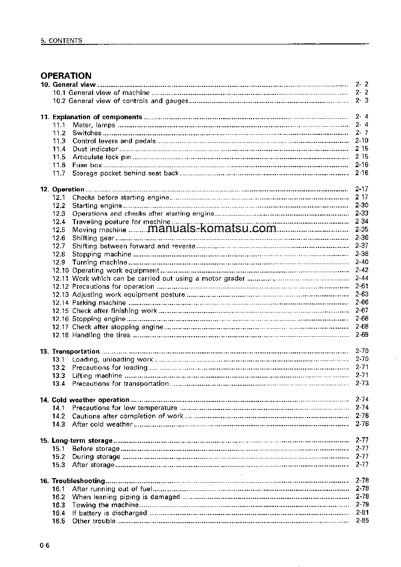 Protected: GD355A-1(JPN) S/N 5801-UP Operation manual (English)