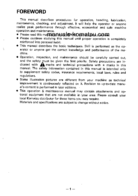 Protected: D375A-2(JPN) S/N 16079-16304 Operation manual (English)