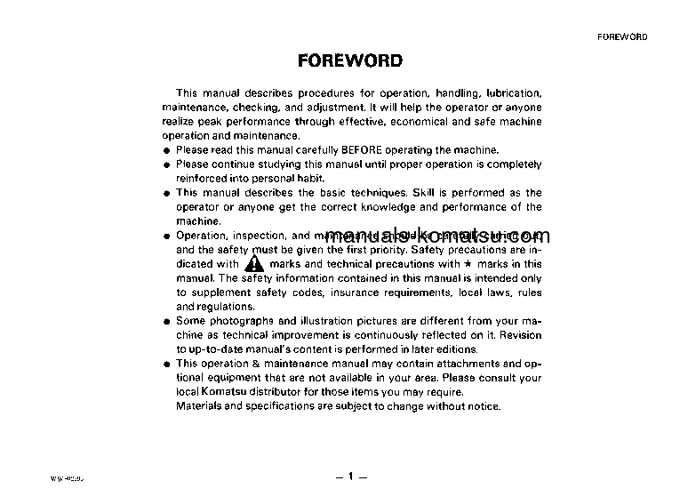 Protected: PC60U-5(JPN) S/N 4501-UP Operation manual (English)