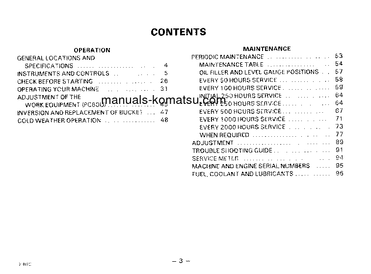Protected: PC60U-5(JPN) S/N 4501-UP Operation manual (English)