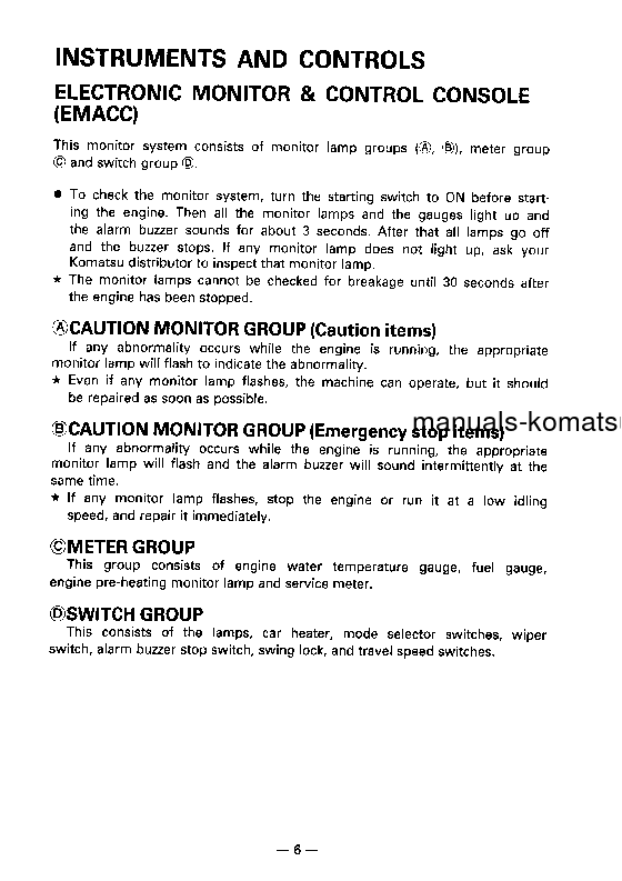 Protected: PC60-6(JPN) S/N 28001-34100 Operation manual (English)