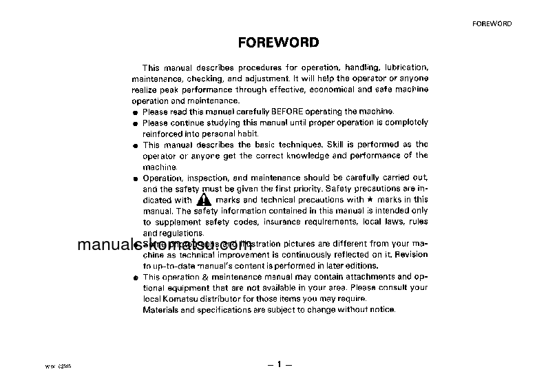 Protected: PC120-3(JPN) S/N 21100-UP Operation manual (English)