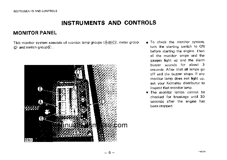 Protected: PC120-3(JPN) S/N 21100-UP Operation manual (English)