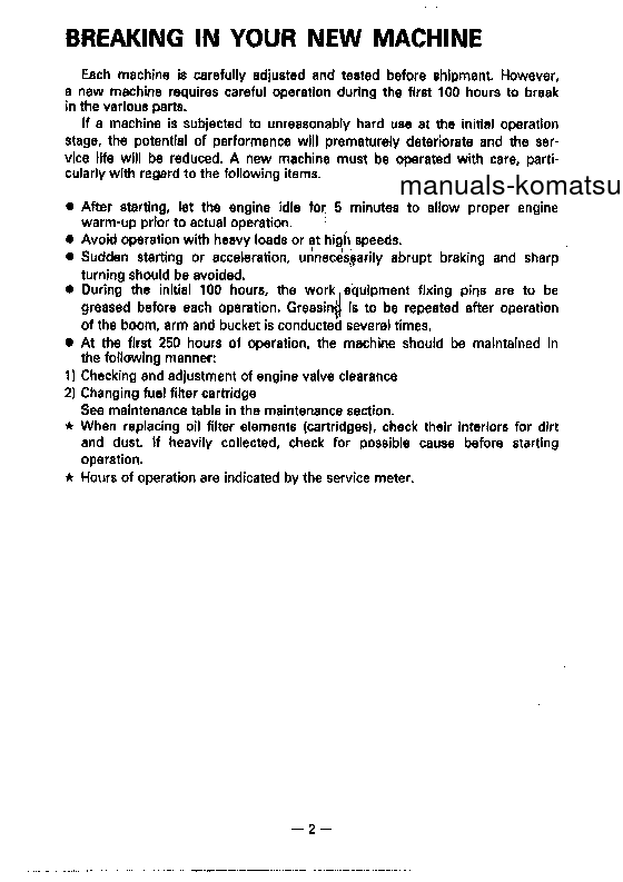 Protected: PC120-5(JPN) S/N 30001-36600 Operation manual (English)