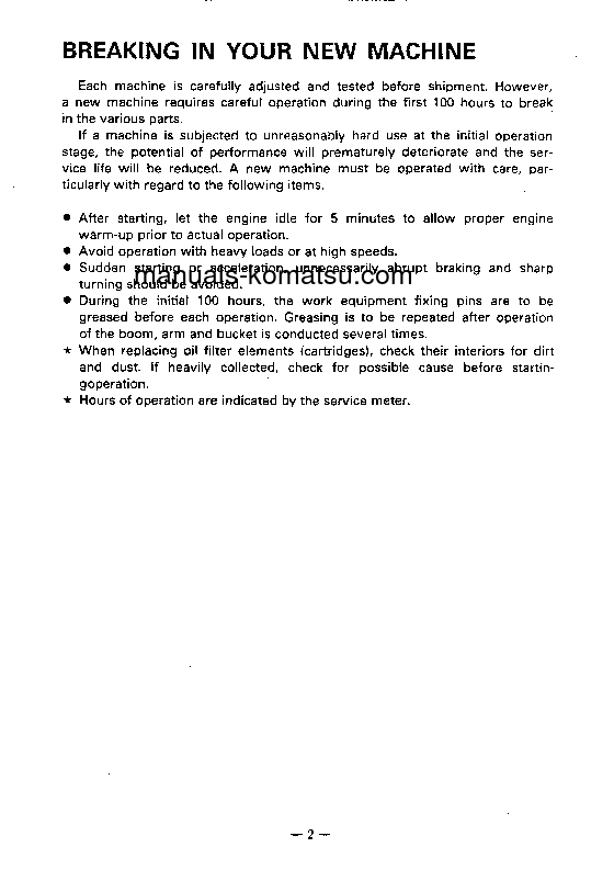 Protected: PC120-5(JPN) S/N A40001-UP Operation manual (English)