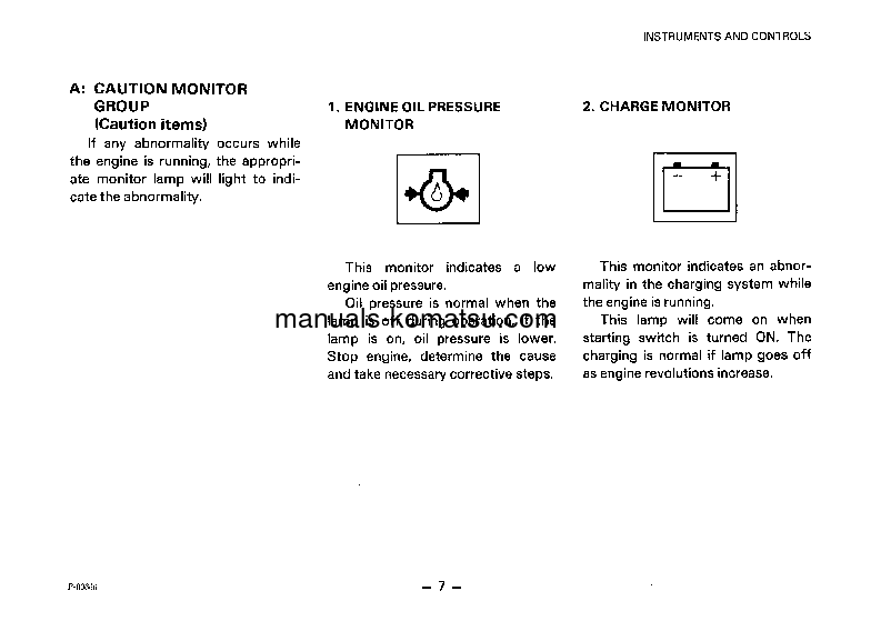 Protected: PC120-3(JPN)-C SPEC S/N 18001-UP Operation manual (English)