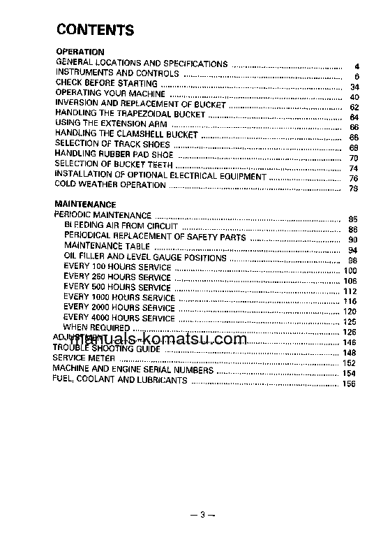 Protected: PC220-5(JPN)-CUSTOM S/N 36614-UP Operation manual (English)
