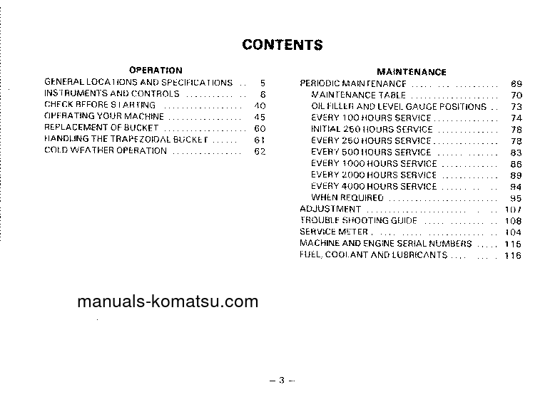 Protected: PF55L-1(JPN) S/N 10001-UP Operation manual (English)