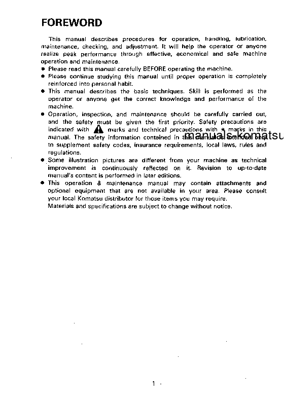 Protected: PC300LC-5(JPN)-A S/N 21401-UP Operation manual (English)