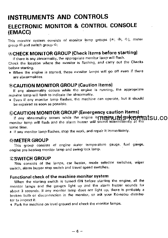 Protected: PC300LC-5(JPN)-A S/N 21401-UP Operation manual (English)