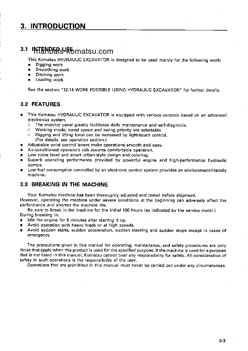 Protected: PC400LC-5(JPN)-MIGHTY S/N 20603-UP Operation manual (English)