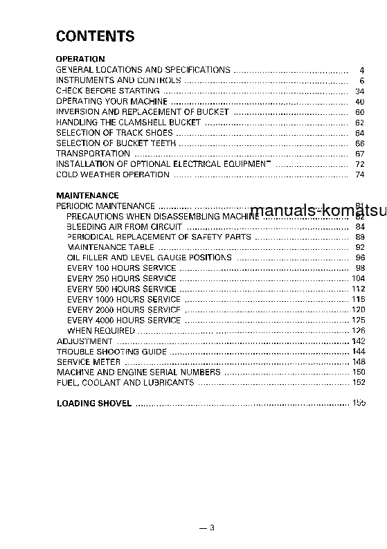 Protected: PC400LC-5(JPN)-CUSTOM S/N 20603-UP Operation manual (English)