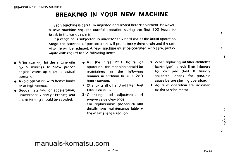 Protected: PC650-3(JPN) S/N 10501-10660 Operation manual (English)