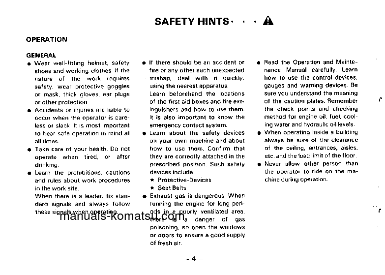Protected: PC650-3(JPN) S/N 10501-10660 Operation manual (English)