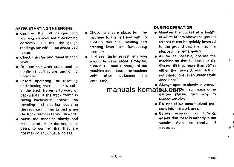 Protected: PC650-3(JPN) S/N 10501-10660 Operation manual (English)