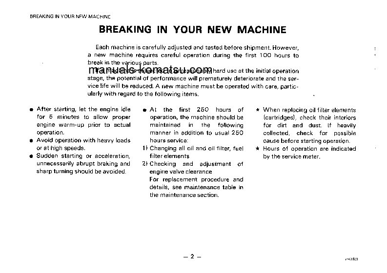 Protected: PC650-3(JPN) S/N 10661-UP Operation manual (English)