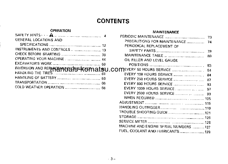 Protected: PW60-3(JPN) S/N 2001-UP Operation manual (English)