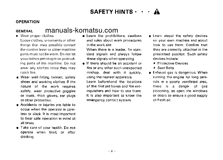 Protected: PW60-3(JPN) S/N 2001-UP Operation manual (English)