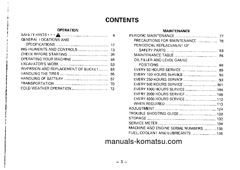 Protected: PW100-3(JPN) S/N 2492-UP Operation manual (English)