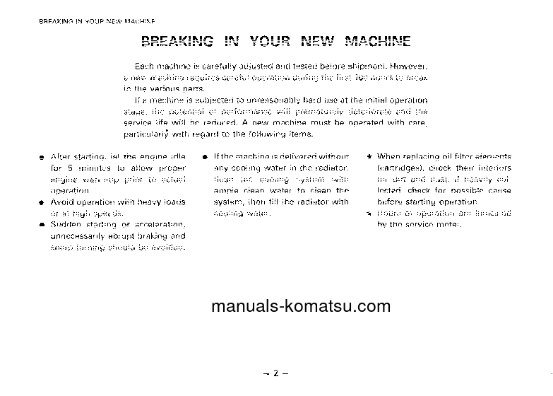 Protected: PW150-1(JPN) S/N 1001-UP Operation manual (English)