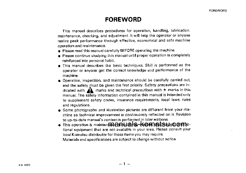 Protected: PC15-2(JPN)-6-WAY CONTROL S/N 10065-UP Operation manual (English)