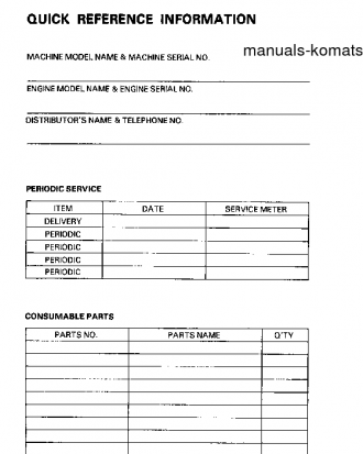 PC45-1(JPN) S/N 1001-UP Operation manual (English)