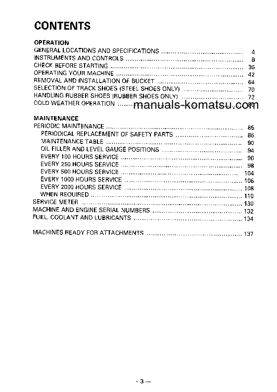 Protected: PC45-1(JPN) S/N 1001-UP Operation manual (English)