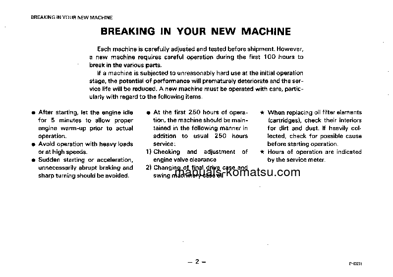 Protected: PC50UU-1(JPN) S/N 1001-3400 Operation manual (English)