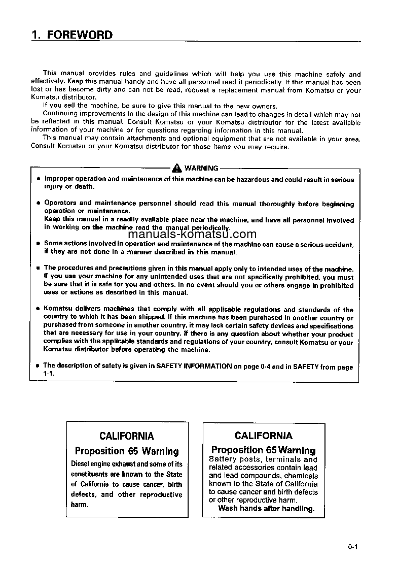 Protected: D155AX-5(JPN) S/N 70001-75000 Operation manual (English)