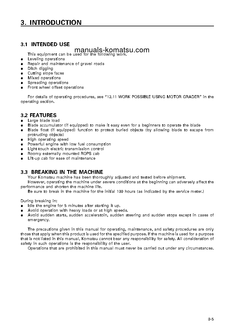 Protected: GD825A-2(JPN) S/N 12107-12115 Operation manual (English)