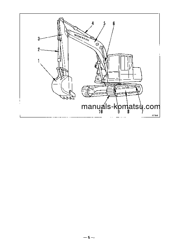 Protected: PC150-5(JPN) S/N 6001-6437 Operation manual (English)