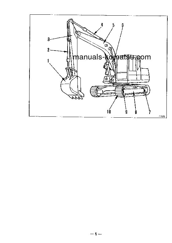 Protected: PC150-5(JPN) S/N 6438-UP Operation manual (English)
