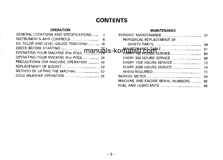 Protected: PC03-1(JPN) S/N 4126-UP Operation manual (English)