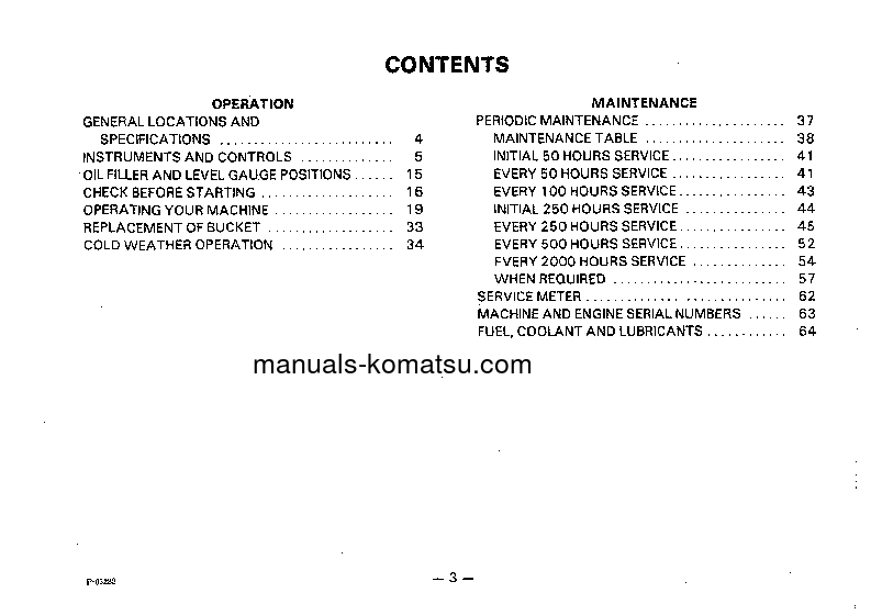 Protected: PC28UU-1(JPN) S/N 1001-UP Operation manual (English)