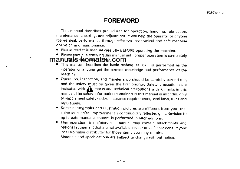 Protected: PC75UU-1(JPN) S/N 2908-UP Operation manual (English)