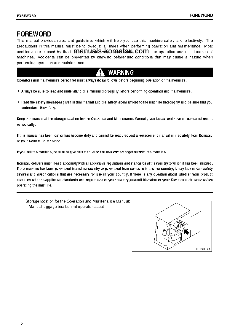 Protected: PC600LC-6(JPN) S/N 11001-11063 Operation manual (English)