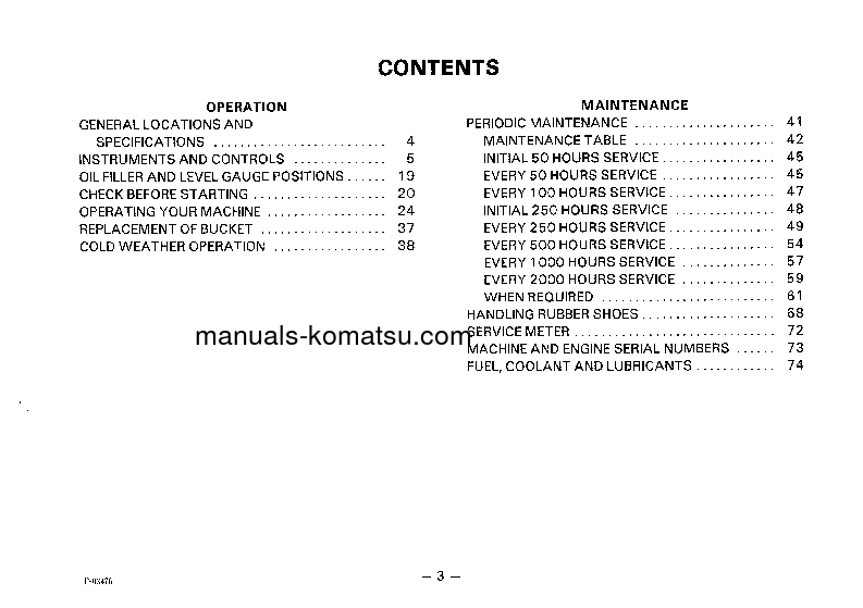 Protected: PC30-6(JPN) S/N 10001-11500 Operation manual (English)