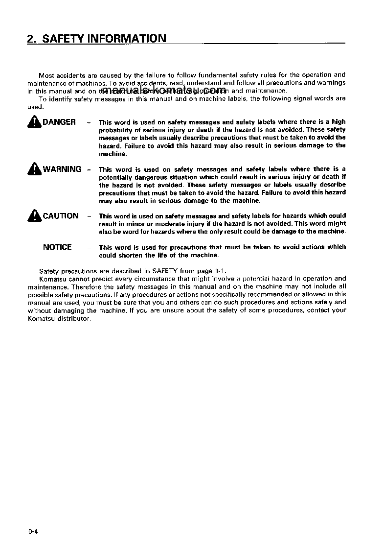 Protected: D375A-3(JPN)-7-TRACK ROLLER S/N 17501-UP Operation manual (English)