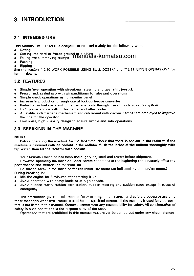 Protected: D375A-3(JPN)-7-TRACK ROLLER S/N 17501-UP Operation manual (English)