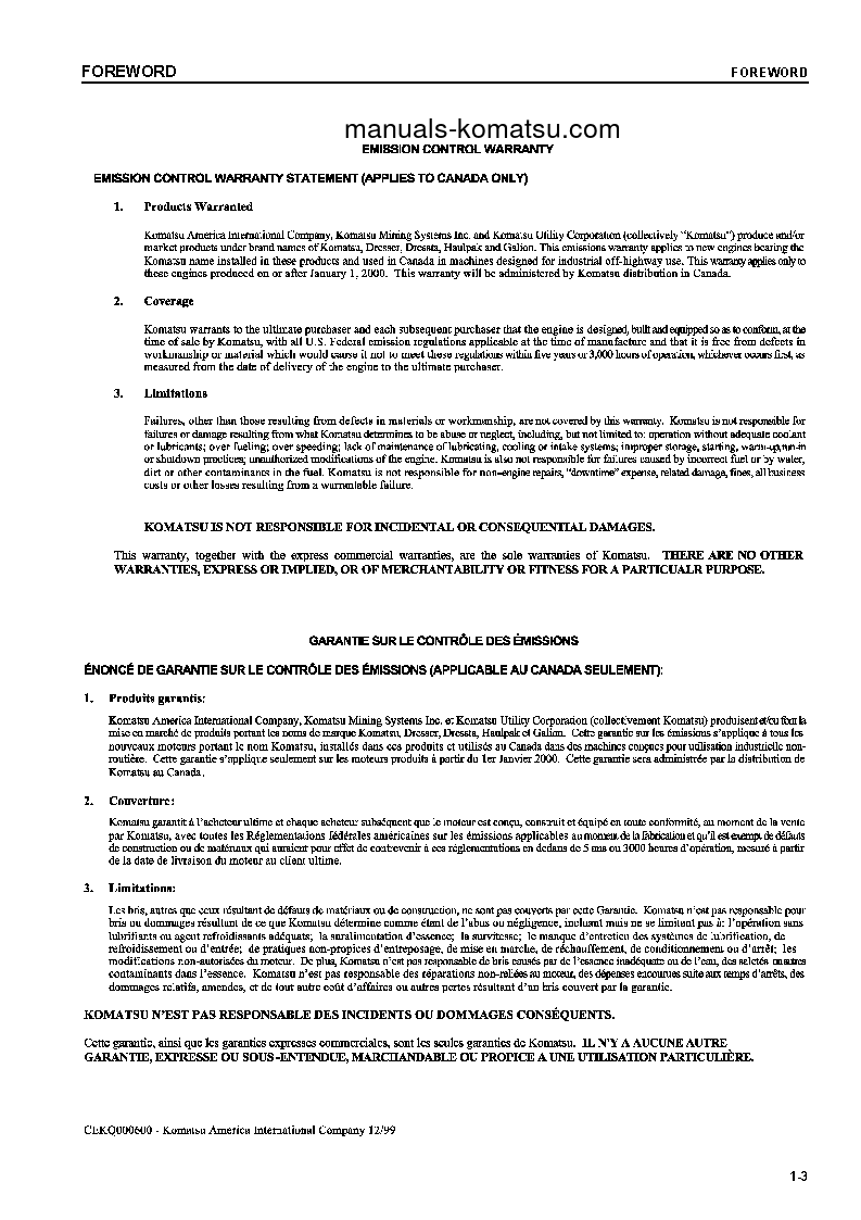 Protected: PC1800-6(JPN) S/N 10011 Operation manual (English)