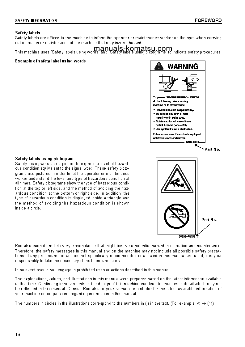 Protected: PC1800-6(JPN) S/N 10011 Operation manual (English)