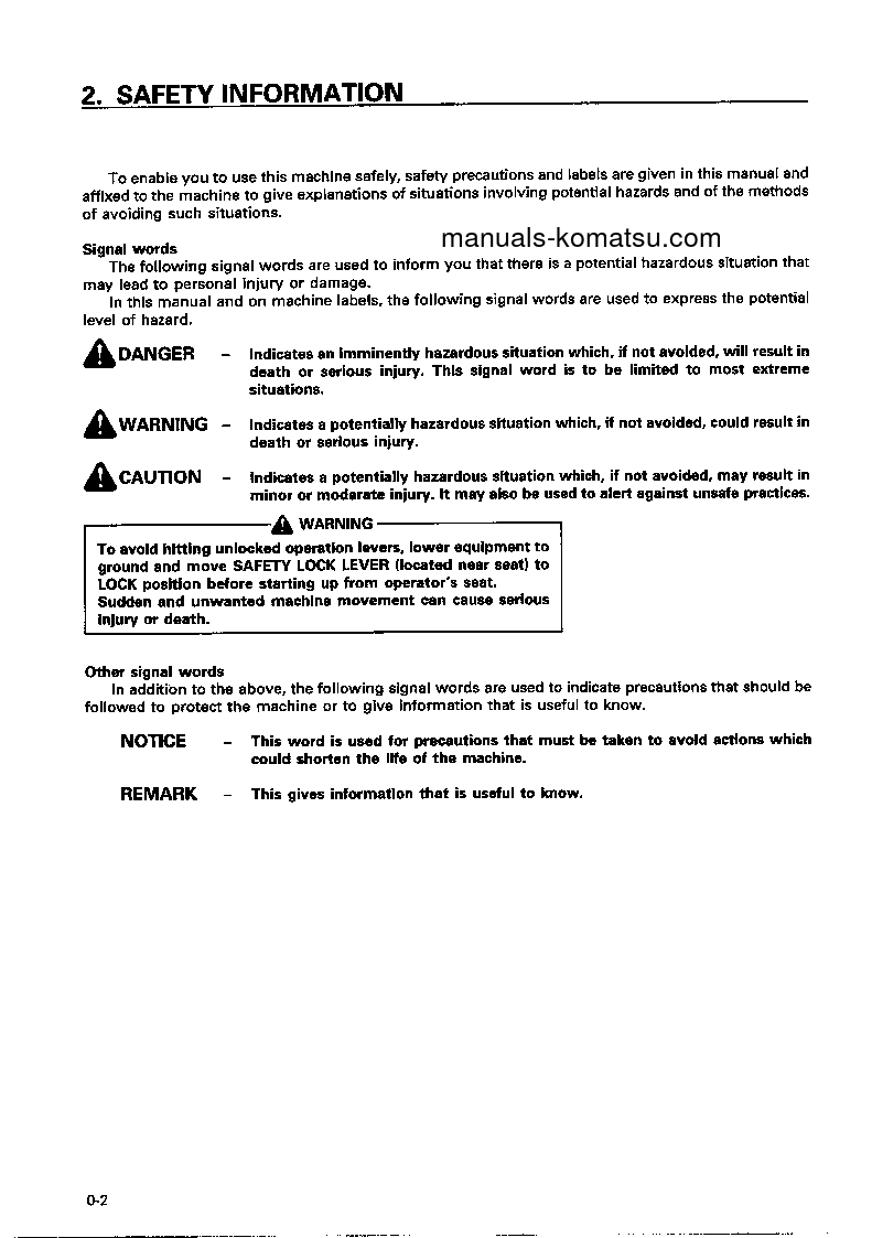 Protected: D155A-2(JPN)-EMISSION ENG S/N 57001-57284 Operation manual (English)