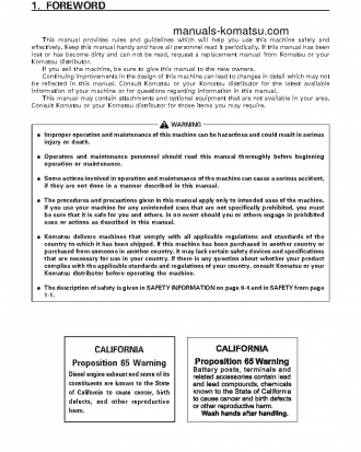D155A-2(JPN)-EMISSION ENG S/N 57285-UP Operation manual (English)