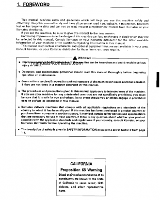 PC75UU-3(JPN) S/N 19001-UP Operation manual (English)