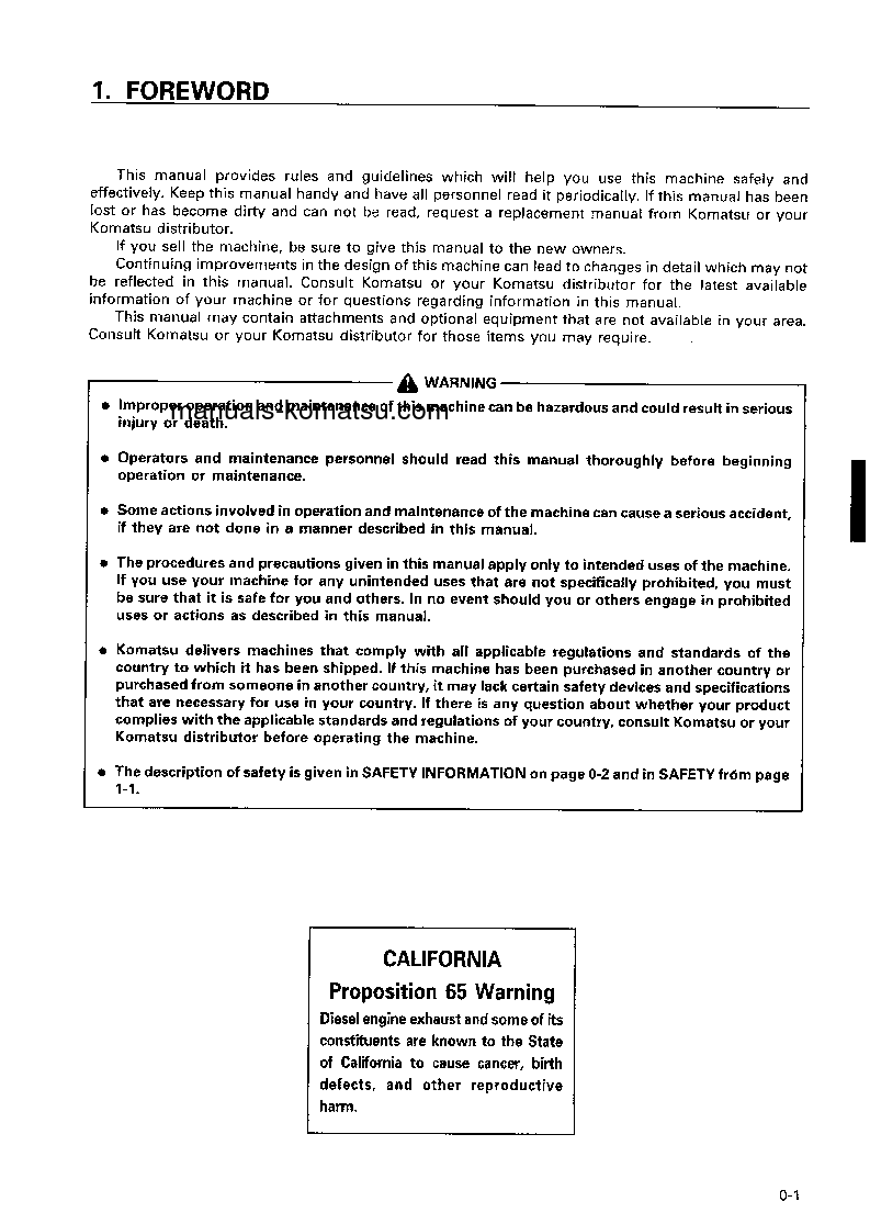 Protected: PC75UU-3(JPN) S/N 19001-UP Operation manual (English)